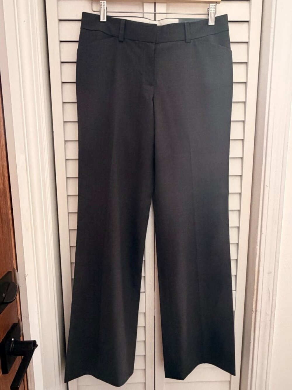 Kirkland Signature Italian Wool Dress Pants | Women's Size 6 | Charcoal Gray | N